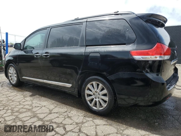 2013 Toyota Sienna XLE with VIN 5TDDK3DCXDS070416, listed as a Copart auction lot 56399655 with 185,597 mi miles and Clean Title. Bid and sale history available at DreamBid. Image 2.