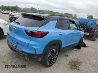 2024 Chevrolet TrailBlazer RS with VIN KL79MTSL2RB087208, listed as a Copart auction lot 66379074 with Not Provided miles and Salvage Title. Bid and sale history available at DreamBid. Image 3.