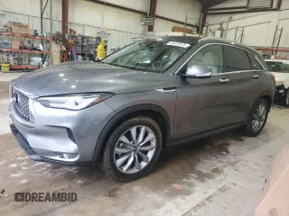 2022 Infiniti QX50 Essential with VIN 3PCAJ5CB9NF105544, listed as a Copart auction lot 39378973 with 10,245 mi miles and . Bid and sale history available at DreamBid. Image 1.
