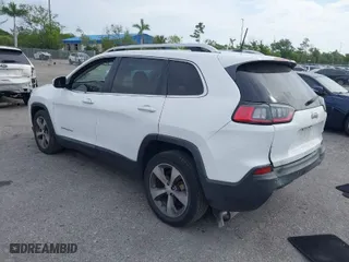 2019 Jeep Cherokee Limited with VIN 1C4PJLDB8KD462441, listed as a IAAI auction lot 41858890 with 41,365 mi miles. Bid and sale history available at carsss.com. Image 3.