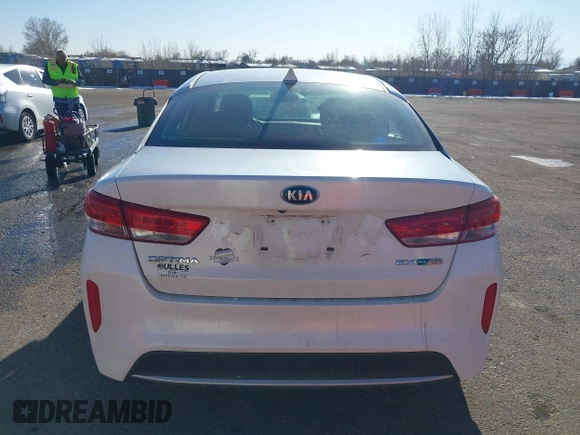 2017 Kia Optima EX with VIN KNAGU4LE5H5018152, listed as a IAAI auction lot 41448787 with 75,875 mi miles and . Bid and sale history available at DreamBid. Image 16.