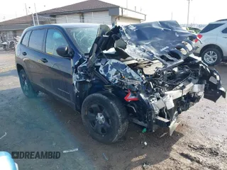 2014 Jeep Cherokee Sport with VIN 1C4PJLAB8EW212534, listed as a IAAI auction lot 41712761 with 116,276 mi miles and . Bid and sale history available at DreamBid. Image 1.
