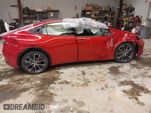 2024 Toyota Prius LE with VIN JTDADABU8R3013976, listed as a IAAI auction lot 41621800 with 7,475 mi miles and . Bid and sale history available at DreamBid. Image 13.