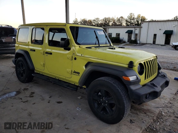 2023 Jeep Wrangler Sport Altitude с VIN 1C4HJXDG5PW578568, выставлен на аукционе Copart как лот 85372714 с пробегом 6 170 миль миль и Списание • Salvage title. История ставок и продаж доступна на DreamBid. Изображение 4.