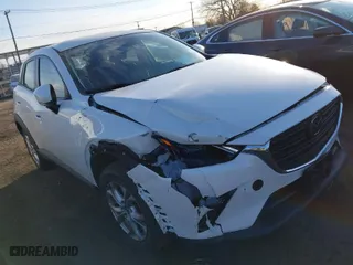 2020 Mazda CX-3 Sport with VIN JM1DKFB79L1473323, listed as a IAAI auction lot 41768913 with 48,644 mi miles. Bid and sale history available at carsss.com. Image 1.