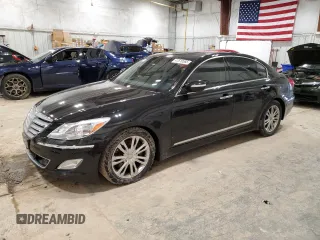 2012 Hyundai Genesis 4.6L with VIN KMHGC4DF2CU171370, listed as a Copart auction lot 47610565 with 151,778 mi miles and Non Repairable. Bid and sale history available at carsss.com. Image 1.