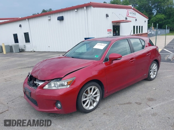 2011 Lexus CT 200h z VIN JTHKD5BH6B2027223, wystawiony jako IAAI lot #42198313 z przebiegiem 161 728 mil mil oraz . Historia ofert i sprzedaży dostępna na DreamBid. Obrazek 2.