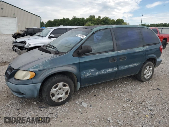 2001 Dodge Caravan SE with VIN 1B4GP25B01B239227, listed as a Copart auction lot 67699044 with 51,109 mi miles and Salvage Title. Bid and sale history available at DreamBid. Image 1.