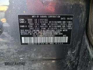 2023 Subaru Ascent Onyx Limited с VIN 4S4WMAKD8P3438161, выставлен на аукционе Copart как лот 46922285 с пробегом 29 592 миль миль и Списание • Salvage title. История ставок и продаж доступна на DreamBid. Изображение 12.