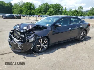 2017 Nissan Maxima SV with VIN 1N4AA6AP3HC361433, listed as a Copart auction lot 61540975 with 130,941 mi miles and Salvage title. Bid and sale history available at DreamBid. Image 1.