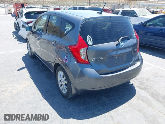 2016 Nissan Note SV with VIN 3N1CE2CP4GL407211, listed as a IAAI auction lot 42359339 with 106,625 mi miles and . Bid and sale history available at DreamBid. Image 3.
