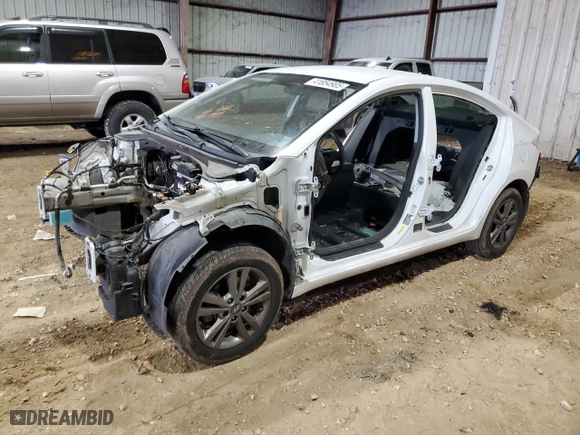 2018 Hyundai Elantra SEL with VIN 5NPD84LFXJH241019, listed as a Copart auction lot 41854905 with 0 mi miles and Salvage Title. Bid and sale history available at carsss.com. Image 1.