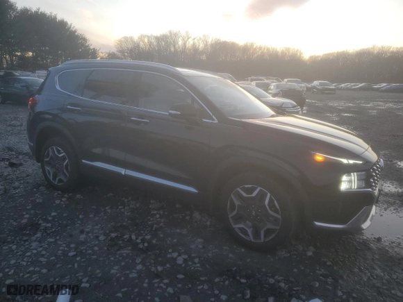 2023 Hyundai Santa Fe Hybrid SEL Premium with VIN 5NMS3DA15PH024416, listed as a Copart auction lot 84598764 with NaN miles and Salvage Title. Bid and sale history available at carsss.com. Image 4.