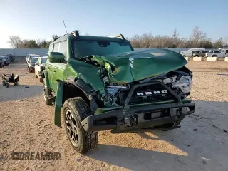 2024 Ford Bronco Outer Banks with VIN 1FMDE8BHXRLB04524, listed as a Copart auction lot 87458424 with 837 mi miles and Salvage Title. Bid and sale history available at DreamBid. Image 12.