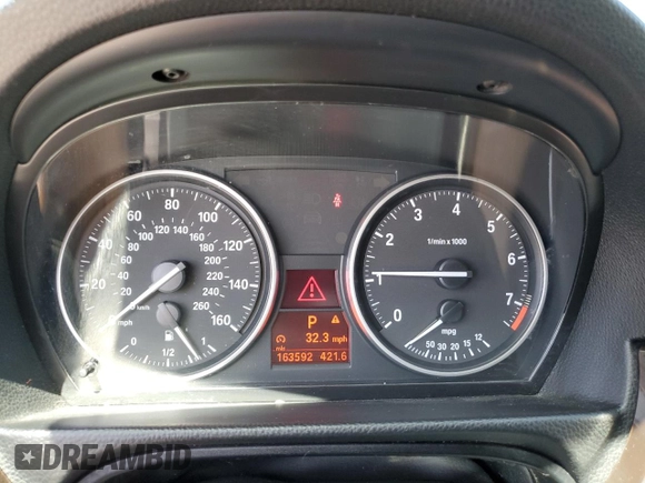 2011 BMW 3 Series 328i with VIN WBAPH5G5XBNM78452, listed as a Copart auction lot 53404895 with 163,592 mi miles and Salvage title. Bid and sale history available at DreamBid. Image 9.