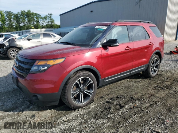 2015 Ford Explorer Sport z VIN 1FM5K8GT9FGC28010, wystawiony jako Copart lot #61634915 z przebiegiem 147 063 mil mil oraz Czysty tytuł • Clean title. Historia ofert i sprzedaży dostępna na DreamBid. Obrazek 1.
