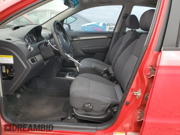 2007 Chevrolet Aveo LS z VIN KL1TD56637B177724, wystawiony jako Copart lot #87205464 z przebiegiem 164 192 mil mil oraz Szkoda całkowita • Salvage title. Historia ofert i sprzedaży dostępna na DreamBid. Obrazek 7.