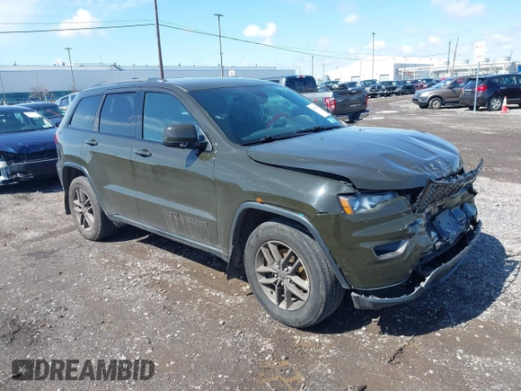 2016 Jeep Grand Cherokee Laredo z VIN 1C4RJFAG2GC454861, wystawiony jako IAAI lot #41964977 z przebiegiem 180 592 mil mil oraz . Historia ofert i sprzedaży dostępna na DreamBid. Obrazek 1.