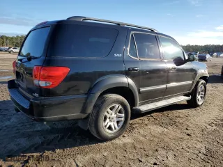 2006 Toyota Sequoia SR5 with VIN 5TDZT34A36S283129, listed as a Copart auction lot 86210744 with 307,960 mi miles and Salvage Title. Bid and sale history available at carsss.com. Image 3.