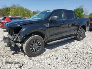2019 Ford Ranger XL with VIN 1FTER4EH8KLB11785, listed as a Copart auction lot 51158685 with 97,527 mi miles and Salvage Title. Bid and sale history available at carsss.com. Image 1.