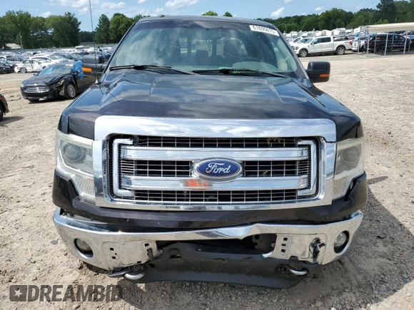 2014 Ford F-150 XL with VIN 1FTFW1EF4EKD49721, listed as a Copart auction lot 61695615 with 217,493 mi miles and Salvage title. Bid and sale history available at DreamBid. Image 5.