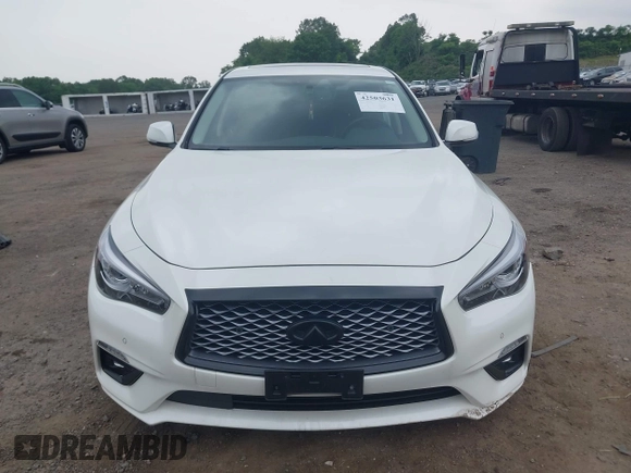 2022 Infiniti Q50 Luxe with VIN JN1EV7BR4NM342579, listed as a IAAI auction lot 42503631 with 13,633 mi miles and . Bid and sale history available at DreamBid. Image 12.