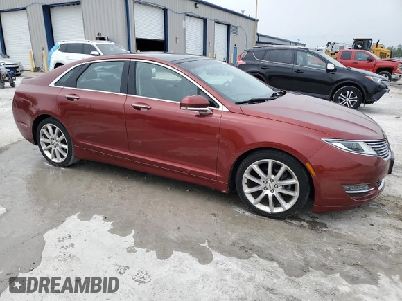 2014 Lincoln MKZ with VIN 3LN6L2G98ER829998, listed as a Copart auction lot 56548145 with 88,050 mi miles and Salvage title. Bid and sale history available at DreamBid. Image 4.