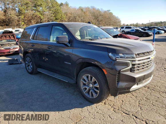 2022 Chevrolet Tahoe LT with VIN 1GNSKNKD2NR309561, listed as a Copart auction lot 86279514 with 30,381 mi miles and Salvage title. Bid and sale history available at DreamBid. Image 4.