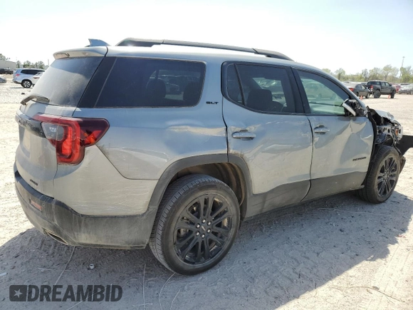 2023 GMC Acadia SLT with VIN 1GKKNUL48PZ120798, listed as a Copart auction lot 49889735 with 55,268 mi miles and Salvage Title. Bid and sale history available at DreamBid. Image 3.