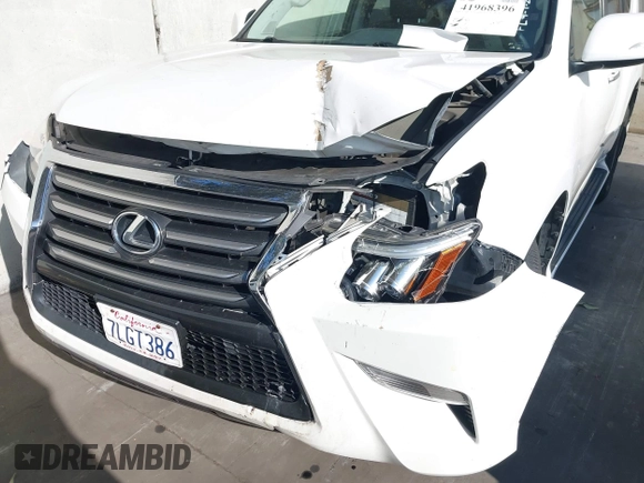2015 Lexus GX 460 with VIN JTJBM7FX5F5109248, listed as a IAAI auction lot 41968396 with 93,318 mi miles and . Bid and sale history available at carsss.com. Image 12.