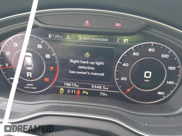 2020 Audi Q5 Premium Plus with VIN WA1BNAFY4L2006576, listed as a IAAI auction lot 41788222 with 78,619 mi miles and . Bid and sale history available at DreamBid. Image 7.