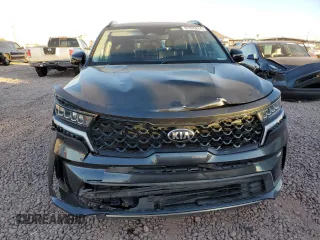 2021 Kia Sorento S with VIN 5XYRL4LC8MG008424, listed as a Copart auction lot 82995834 with 90,992 mi miles and Salvage Title. Bid and sale history available at carsss.com. Image 5.