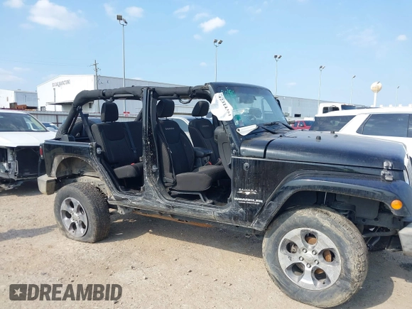 2016 Jeep Wrangler Unlimited Sahara with VIN 1C4BJWEG8GL333876, listed as a IAAI auction lot 42314351 with 163,889 mi miles and . Bid and sale history available at DreamBid. Image 6.