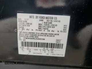 2018 Ford Police Interceptor Utility с VIN 1FM5K8AR6JGA05106, выставлен на аукционе Copart как лот 60140005 с пробегом Не указан миль и Чистый • Clean title. История ставок и продаж доступна на DreamBid. Изображение 12.