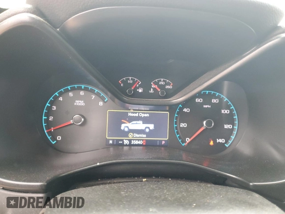 2020 GMC Canyon 2WD SLE with VIN 1GTG5CEN6L1237175, listed as a Copart auction lot 46608605 with 35,840 mi miles and Salvage Title. Bid and sale history available at carsss.com. Image 9.