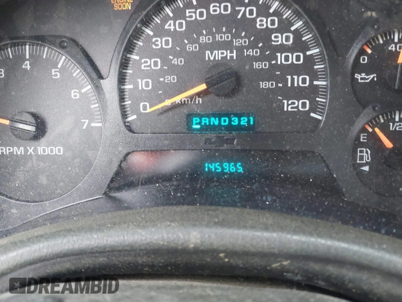 2003 Chevrolet TrailBlazer LS with VIN 1GNDS13SX32286650, listed as a IAAI auction lot 42111372 with 145,965 mi miles and . Bid and sale history available at DreamBid. Image 7.