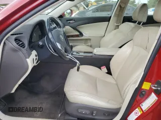 2012 Lexus IS 250 z VIN JTHCF5C27C5054925, wystawiony jako Copart lot #56701885 z przebiegiem 99 558 mil mil oraz Szkoda całkowita • Salvage title. Historia ofert i sprzedaży dostępna na DreamBid. Obrazek 7.