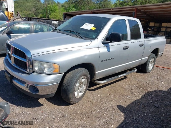 2005 Dodge Ram 1500 SLT with VIN 1D7HA18N25J605537, listed as a IAAI auction lot 42015732 with 142,722 mi miles. Bid and sale history available at carsss.com. Image 2.
