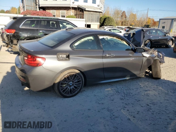 2015 BMW 2 Series M235i xDrive with VIN WBA1J9C56FV371010, listed as a Copart auction lot 77425014 with 269,033 mi miles and Clean Title. Bid and sale history available at carsss.com. Image 3.