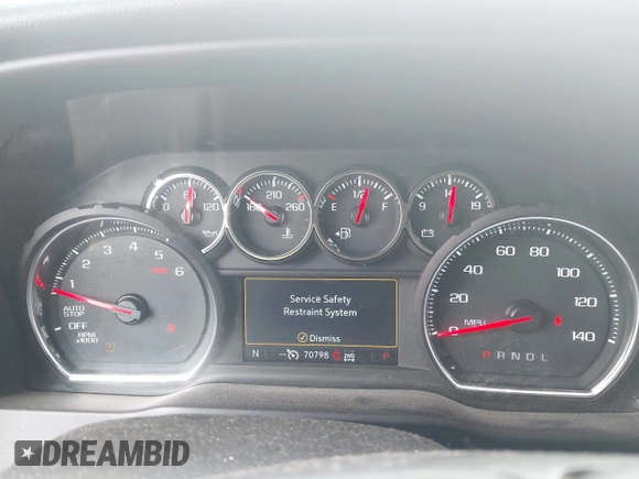 2019 Chevrolet Silverado 1500 RST with VIN 1GCUYEED5KZ216511, listed as a IAAI auction lot 42020392 with 70,798 mi miles and . Bid and sale history available at DreamBid. Image 7.