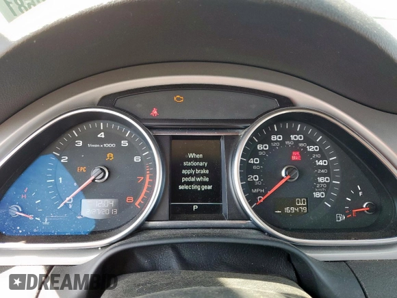 2015 Audi Q7 Premium Plus with VIN WA1LGAFE3FD022460, listed as a Copart auction lot 64338415 with 169,479 mi miles and Clean title. Bid and sale history available at DreamBid. Image 9.