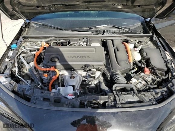 2025 Honda Civic Sedan Hybrid Sport with VIN 2HGFE4F88SH322529, listed as a Copart auction lot 49865135 with 11,007 mi miles and Salvage Title. Bid and sale history available at carsss.com. Image 13.