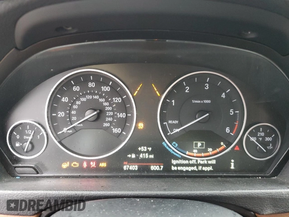 2017 BMW 3 Series 328d xDrive with VIN WBA8F1C33HK898085, listed as a Copart auction lot 70164702 with 67,403 mi miles and . Bid and sale history available at DreamBid. Image 9.