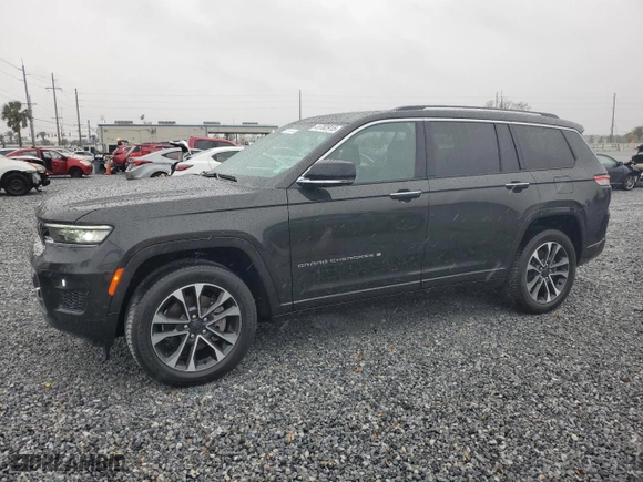2022 Jeep Grand Cherokee L Overland with VIN 1C4RJJDG7N8516916, listed as a Copart auction lot 41782915 with 142,263 mi miles and Clean Title. Bid and sale history available at carsss.com. Image 1.