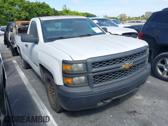 2015 Chevrolet Silverado 1500 Work Truck with VIN 1GCNKPEH5FZ240995, listed as a IAAI auction lot 41571561 with 56,149 mi miles. Bid and sale history available at carsss.com. Image 1.