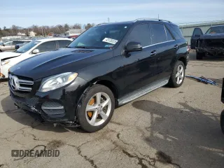 2016 Mercedes-Benz GLE 350 with VIN 4JGDA5HB7GA748357, listed as a Copart auction lot 43135525 with 94,383 mi miles and Salvage title. Bid and sale history available at DreamBid. Image 1.