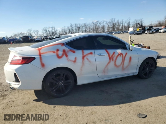 2016 Honda Accord Touring with VIN 1HGCT2B02GA001377, listed as a Copart auction lot 45978195 with 170,371 mi miles and Salvage Title. Bid and sale history available at DreamBid. Image 3.
