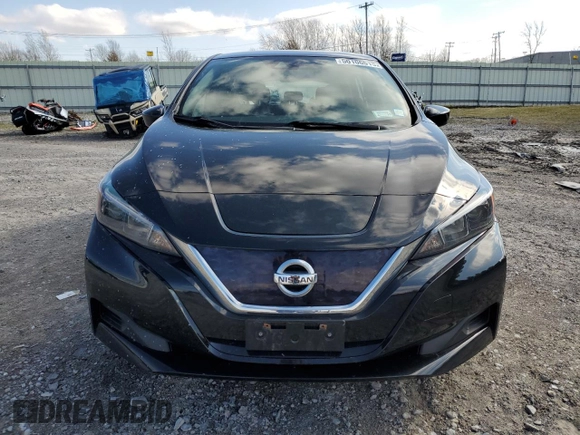 2022 Nissan LEAF S with VIN 1N4AZ1BVXNC563237, listed as a Copart auction lot 50106515 with 44,295 mi miles and Salvage Title. Bid and sale history available at DreamBid. Image 5.
