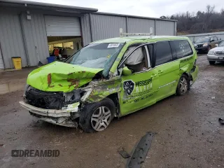 2005 Honda Odyssey EX z VIN 5FNRL38495B037385, wystawiony jako Copart lot #43010825 z przebiegiem Nie podano mil oraz Szkoda całkowita • Salvage title. Historia ofert i sprzedaży dostępna na DreamBid. Obrazek 1.
