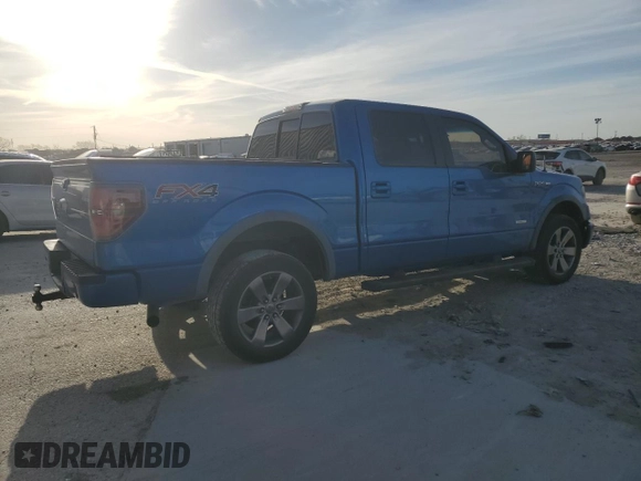 2014 Ford F-150 XL with VIN 1FTFW1ET7EKE30430, listed as a Copart auction lot 49553365 with 106,292 mi miles and Salvage Title. Bid and sale history available at carsss.com. Image 3.